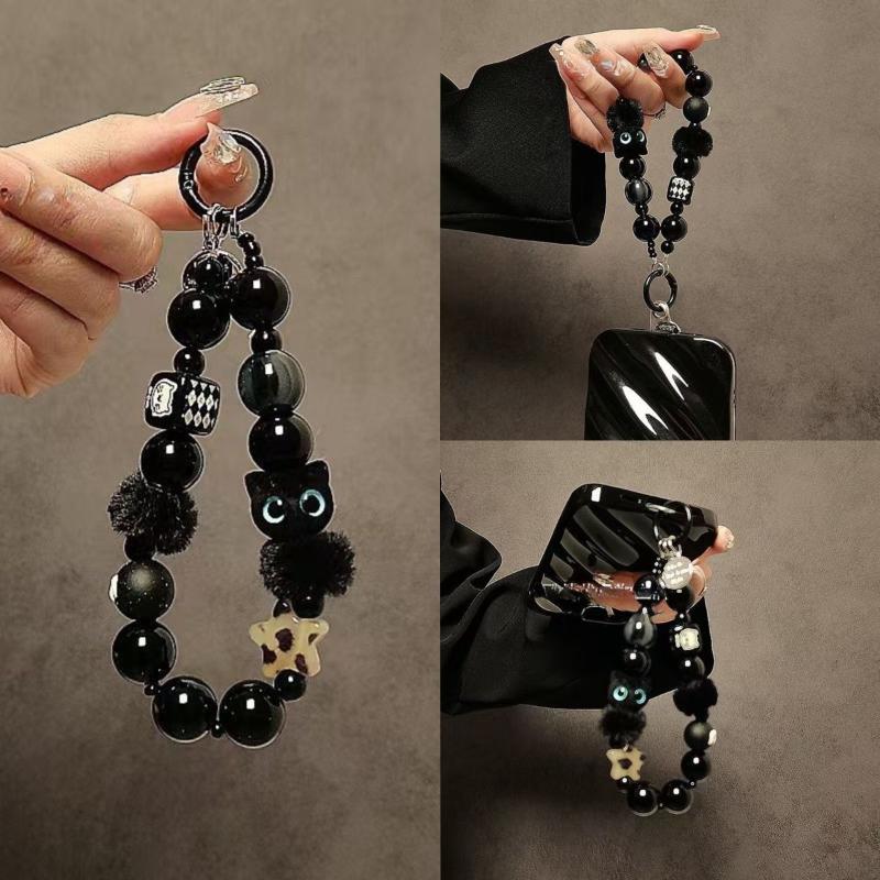 Luxury Black Fluffy Cat Mobile - огляд і ціна Luxury Bags Cute