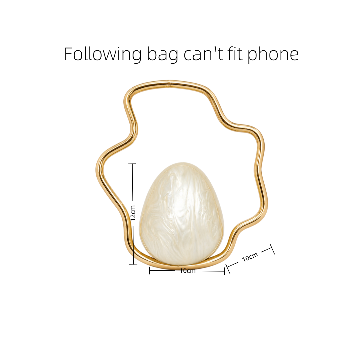 Women mini Acrylic Egg Bag Cut - огляд і ціна Luxury Bags Cute