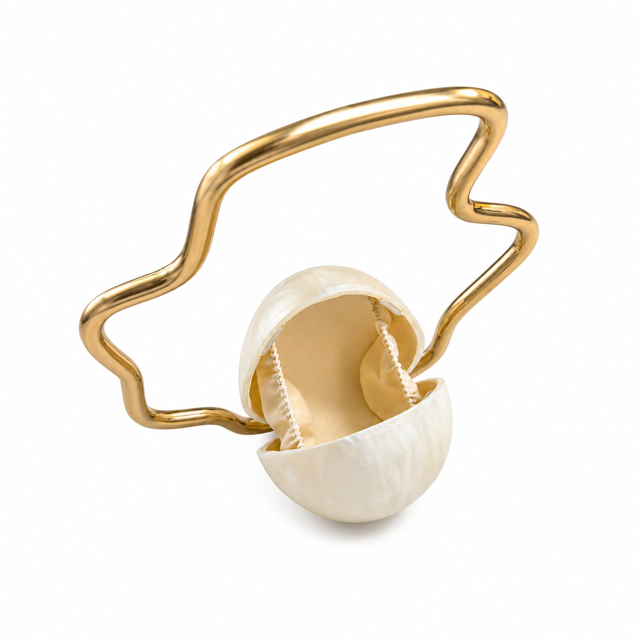 Women mini Acrylic Egg Bag Cut - огляд і ціна Luxury Bags Cute
