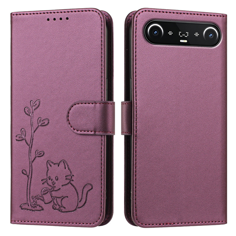 Cats & Trees Pattern Leather P - огляд і ціна Luxury Bags Kl